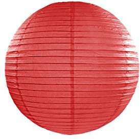P&D Deko-Lampion rot, ca. 25 cm