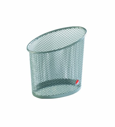 ALBA Stifteköcher MESH/MESHCUPM 105x70x1005mm metallic-grau