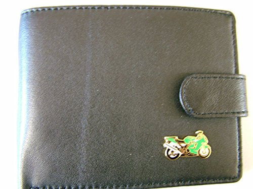 Portafoglio con spilla moto Kawasaki