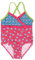 Playshoes UV-Schutz Badeanzug Mädchen Schwimmanzug Badebekleidung, Blumen, 74/80