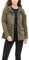 Levi's Women's Cotton Four Pocket Hooded Field Jacket, Army Green, S