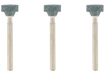 Dremel 85602 Siliziumkarbid-Schleifstein - Zubehörsatz für Multifunktionswerkzeug mit 3 Schleifsteinen Ø 3,2mm zum Schärfen und Schleifen von Glas, Granit, Marmor, Porzellan, Keramik, Kupfer u.v.m.