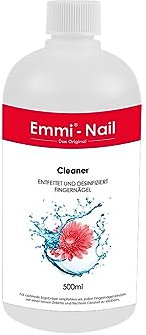 Emmi Nail Cleaner Gelnägel Schwitzschicht Entferner 500ml I Desinfizierende & Entfettende Wirkung vor der Nagelmodellage I Nagelreiniger ohne Aceton