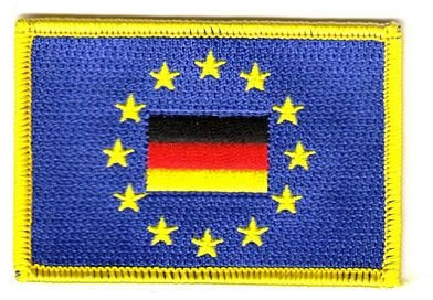 Flaggen Aufnäher Patch Europa Deutschland Fahne Flagge