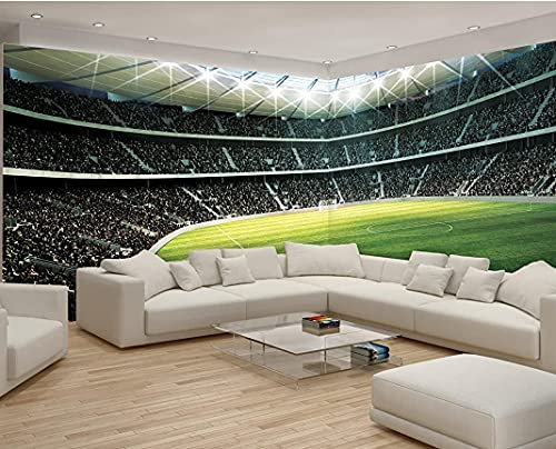 Forwall Fototapete XXL Eckfototapete 624x219 Fussballstadion Panorama Kinder Jungs Wandtapete Vlies Tapete UV-Beständig Geruchsfrei Montagefertig (739, VEEXXL - 6 Bahnen)