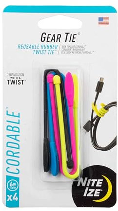 Nite Ize Zubehör-Organizer für Universal-Smartphones, Einzelhandelsverpackung, Sortiment, 6, 4-Pack, Assortment