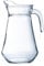 Luminarc - Broc à Anse Transparent - Verre Trempé - Compatible Lave-Vaisselle - Préhension Facile - Fabrication en France - Pichet Contenance 1,6 Litre