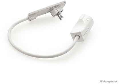 Naber Verbindungsleitung mit Evoline Plugstecker, weiß 1000 mm