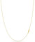 KEZEF 1 mm Gliederkette, 925 Sterling Silber | Erhältlich in 585 vergoldetem 925 Silber & 925 Sterling Silber | Kette ohne Anhänger für Damen & Herren | Länge: 40 cm - 90 cm
