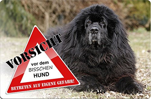 +++ NEUFUNDLÄNDER - Metall Warnschild Schild Hundeschild Sign - NFL 01 T3