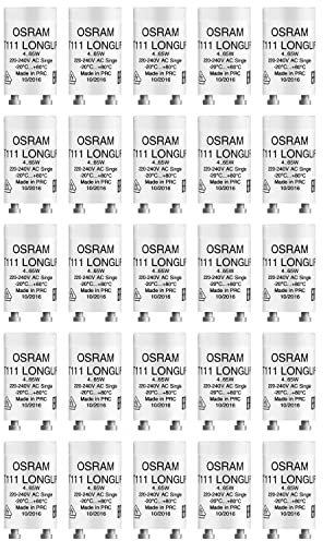 OSRAM Starter ST111 LONGLIFE VE=25 - 4Watt, 80Watt Äquivalent, Kaltweiß, 1 Stück