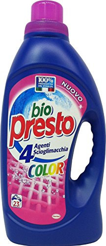 8 x BIO PRESTO Lavatrice Liquido Color 23 Lavaggi 1495 Ml
