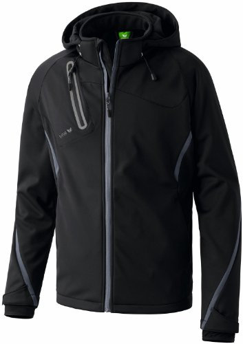 erima Kinder Softshelljacke Function, schwarz/anthrazit, 164, 906201