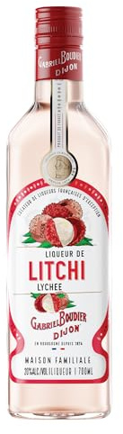 Gabriel Boudier Lychee Liqueur - 50cl, 20 Percent ABV - Premium French Flavoured Liqueur for Cocktails and Mixing - For the Ultimate Lychee Martini