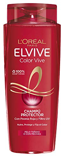 L'Oréal Paris Elvive Color Vive Champú Protector para Cabello Teñido o con Mechas - 70 cl