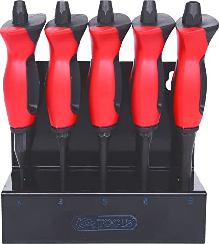 KS Tools 156.0220 Durchtreiber-Satz mit Handschutzgriff,5-tlg