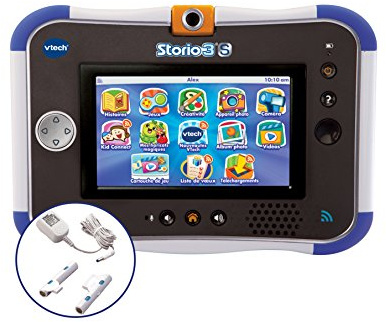 Vtech - 158815 - Jeu Électronique - Tablette tactile Storio 3S Wifi bleue + Power Pack
