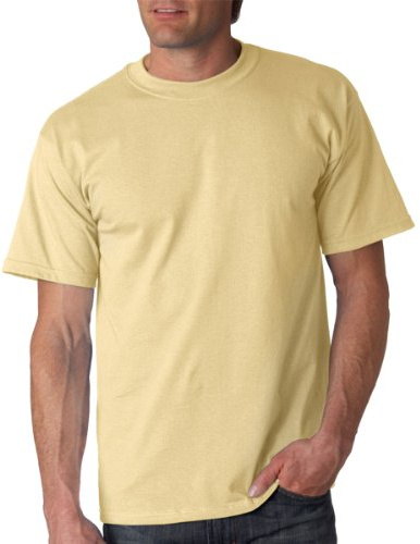 Gildan Mens Ultra Cotton Short Sleeve T-Shirt (XL) (Vegas Gold)