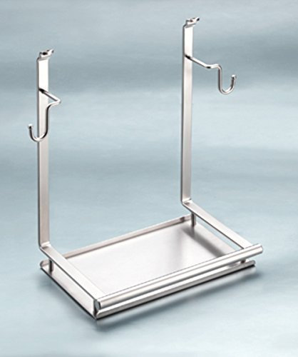 Kesseböhmer Mixerhalter Küchenreling Linero 2000 Edelstahloptik 2 Haken *521548