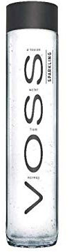 Voss Water Sparkling Lot de 12 pots de verre 0,800 l