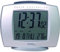 TECHNOLINE WT 189 Radio Controlled Clock, Plastic, Silver