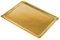 Papstar 5 Servierplatten, Pappe, PET-beschichtet Eckig 34 cm x 45,5 cm Gold
