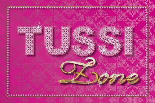 Tussi Zone Blechschild, 30 x 20 cm