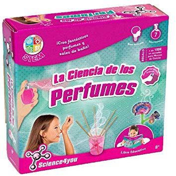 Science4You - La Ciencia de los Perfumes - Juguete Educativo STEM, para el Desarrollo de la imaginación. A partir de los 8 años, Multicolor