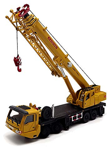 eMart Alloy Die-cast Model Toy Engineering Heavy Crane Truck Vehicle Car Simulation Miniature 1:55 Kids Gift