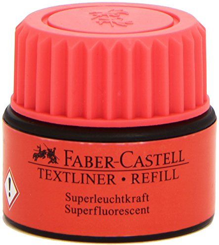 FABER-CASTELL 154921 - Textmarker Refill, rot, für Textliner 1543, 1546 und 1548