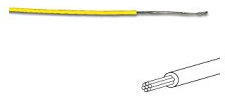 Velleman Mowy multicore Hook-Up Wire, Jaune, 100 m
