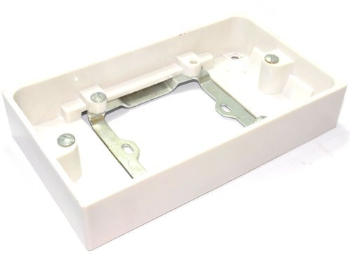 kenable Single 1 Gang Wall Socket to Double Wall Gang Socket Converter