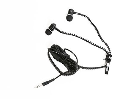 FREESTYLE 5907595417983 - Fh2111b Auriculares Cremallera Zippy Negro