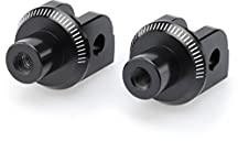 Puig 6453N Black Pilot Footpeg Adapter - Pair
