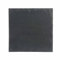 Secret de Gourmet - Lot de 6 Assiettes Plates Carrées Ardoise 25cm Gris