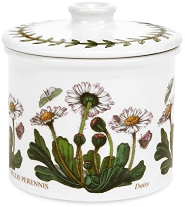 Portmeirion BG02312 Botanic Garden-Covered Sugar Bowl (Drum Shape), Ceramic, 7 Ounces, Multi Color