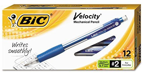 BIC Velocity Mechanical Pencil PENCIL,VELOCITY 0.7MM,BE (Pack of5)