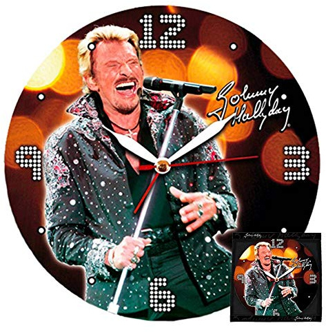 Johnny hallyday - - Pendule Johnny Hallyday Rock Star