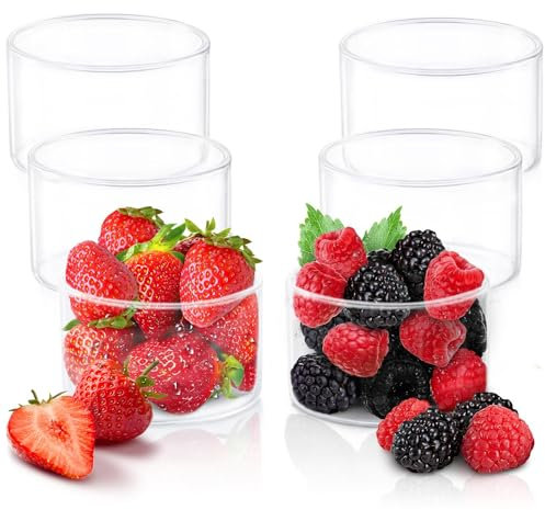 Borosil VCSK105 Vision Classic Small Katori Bowl (Set of 6), 3.5 oz (105ml), Glass