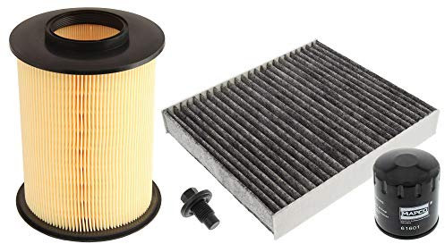 Mapco 68843 Inspektionspaket Ölfilter Luftfilter Innenraumfilter Ölablaßschraube