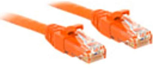 LINDY 48105 0.3m Cat.6 U/UTP Netzwerkkabel, orange