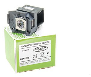 Alda PQ Premium, Lampada per proiettori compatibile con EPSON EH-TW7000, EH-TW6600, EH-TW6300, EH-TW6700W, Home Cinema 3200, Home Cinema 3800, V13H010L85, ELPLP85, Lampada con alloggiamento