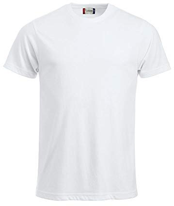 CliQue Herren New Classic T-Shirt, weiß, M