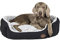 Nobby Komfort Bett oval CACHO dunkelgrau L x B x H: 86 x 70 x 24 cm