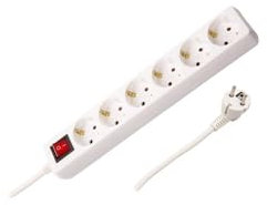 LEDKIA LIGHTING Base Múltiple 6 Enchufes Tipo F Schuko 1.5m