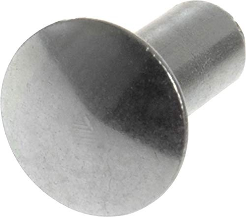 The Hillman Group Tubular Rivet (1/8 x 1/4), Nickel, (Model: 1270)