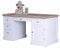 Gigantischer Schreibtisch „Villa Lisette“ – Shabby Weiß Landhausstil, Unikat HMA30 Palazzo Exklusiv