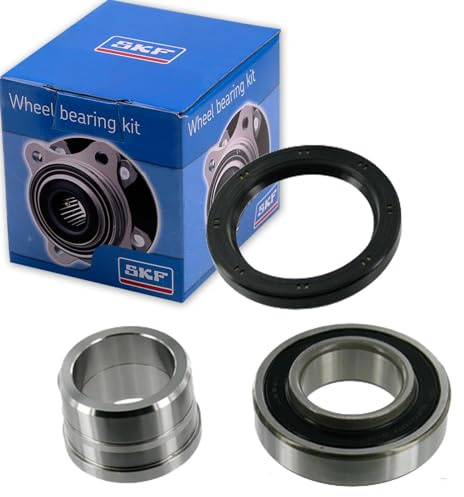 SKF Radlagersatz mit Wellendichtring VKBA 3924 Position Hinterachse Außendurchmesser 80mm Höhe 111mm Länge 111mm Breite 84mm - OE Qualität | Kompatibel mit: SUZUKI GRAND VITARA I