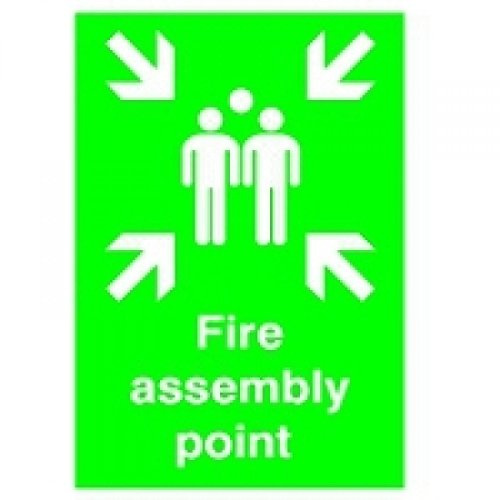 Safety Sign Fire Assembly Point A2 PVC FR04548R