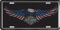 Harley-Davidson American Flagge Adler Nummernschild